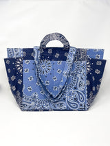 Picnic Sac in Chambray/ Navy - The Shoe Hive