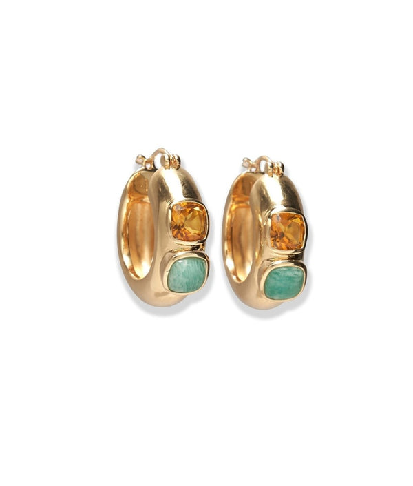 Piet Hoop Earrings in Bitter Orange - The Shoe Hive