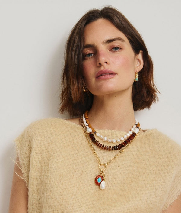 Piet Hoop Earrings in Bitter Orange - The Shoe Hive