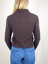 Poloneck Sweater 1/1 in Mélasse - The Shoe Hive