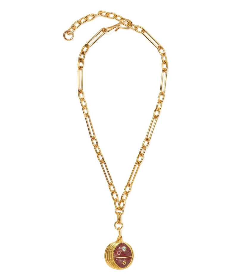 Pomegranate Pendant Necklace in Multi - The Shoe Hive
