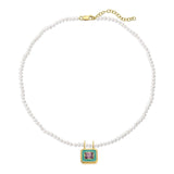 Poppy Pearl Reversible Necklace - The Shoe Hive