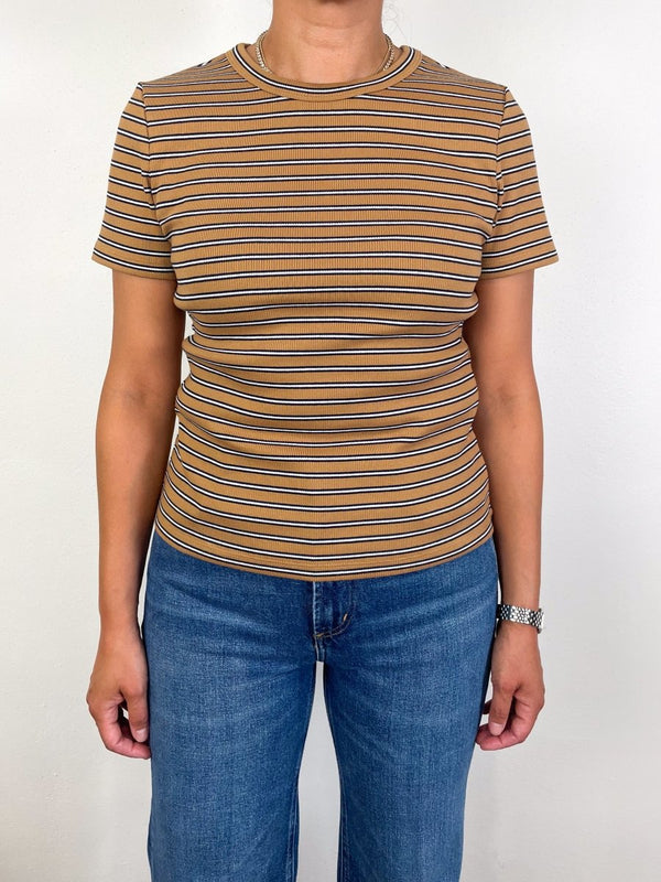 Pruitt Tee in Brown Multi - The Shoe Hive
