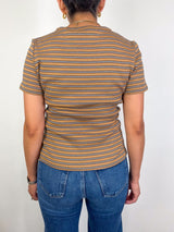 Pruitt Tee in Brown Multi - The Shoe Hive