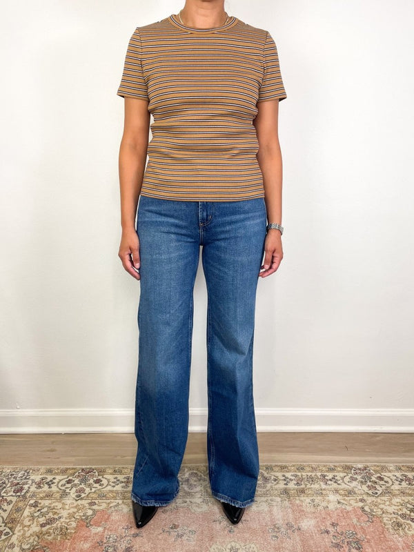 Pruitt Tee in Brown Multi - The Shoe Hive