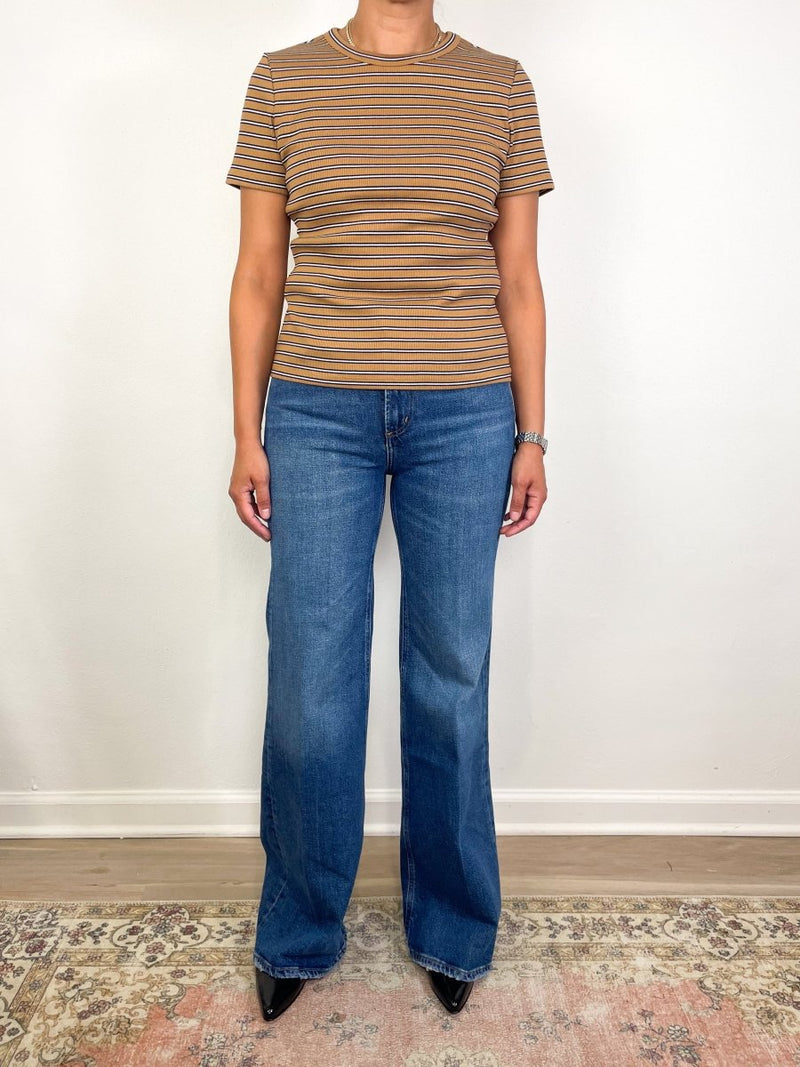 Pruitt Tee in Brown Multi - The Shoe Hive