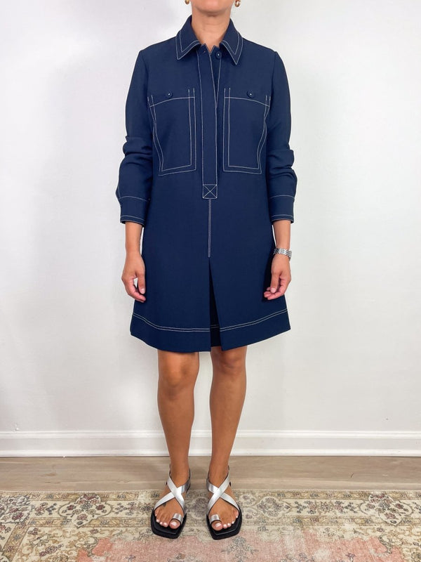 Pryce Dress in Navy - The Shoe Hive