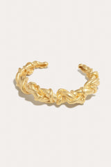 R2246 Recycled Brass 18ct Gold Plated Bracelet - The Shoe Hive