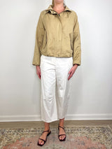 Raglan Bomber Jacket in Khaki - The Shoe Hive