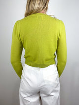 RD Cardigan 1/1 in Soft Chartreuse - The Shoe Hive