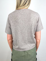 RD Sweater 1/4 in Fresh Pepper Melange - The Shoe Hive