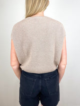 RD Sweater 1/8 in Mushroom Melange - The Shoe Hive