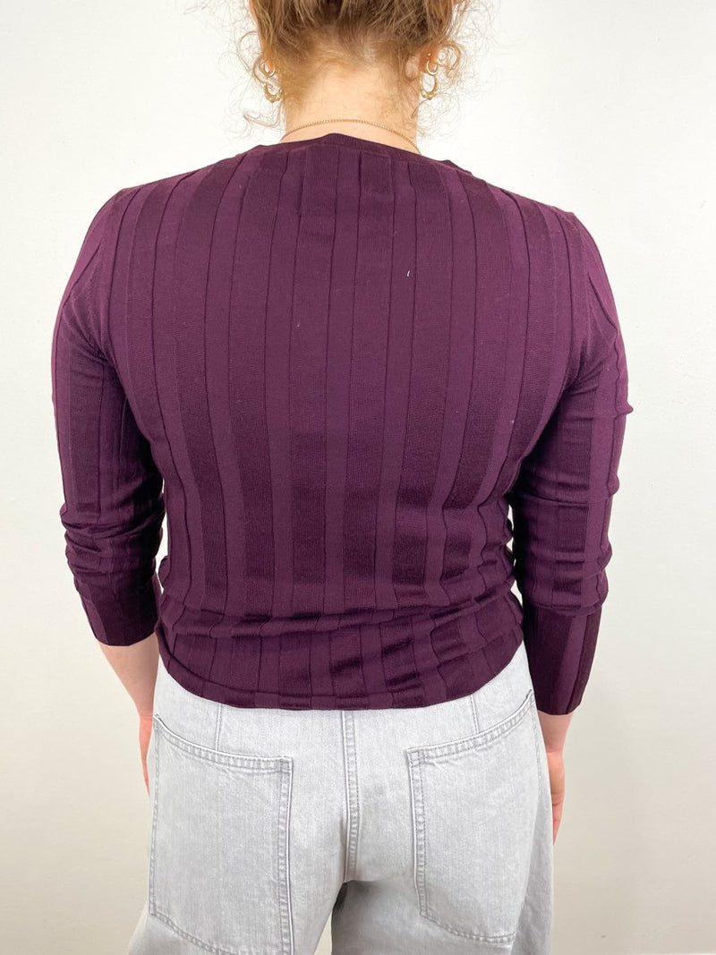 Rd Sweater in Redwine - The Shoe Hive