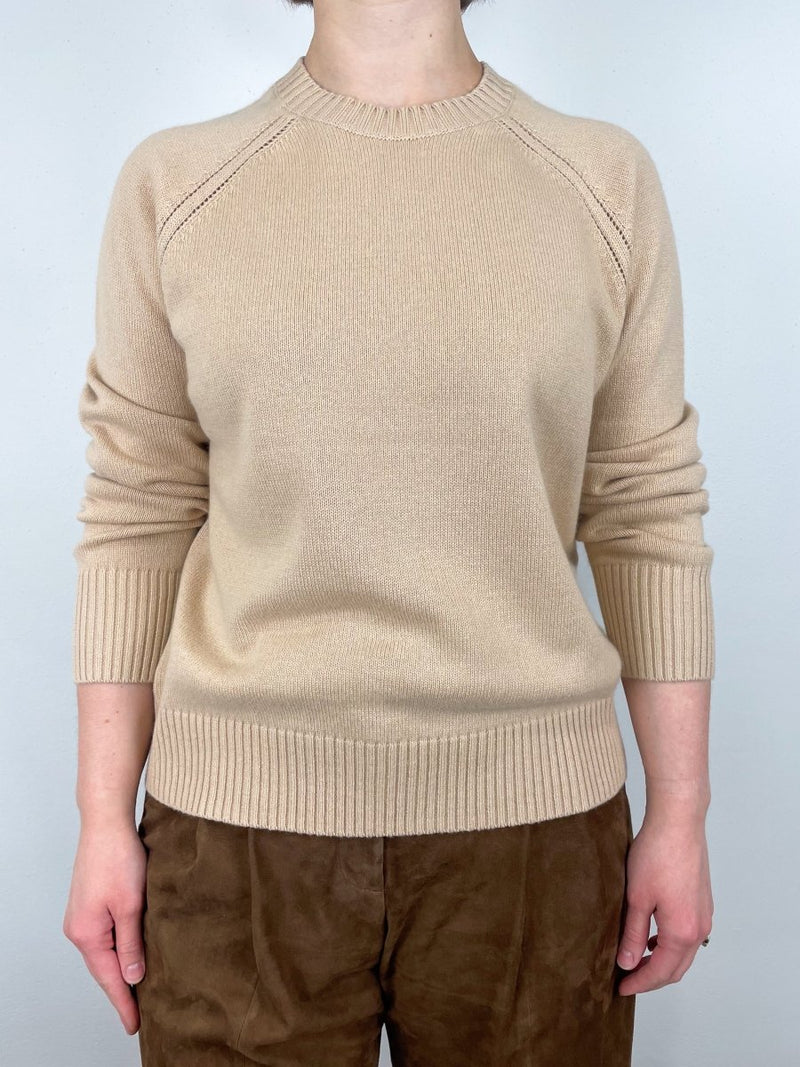 Rd Sweater Long Sleeve in Macadamia - The Shoe Hive