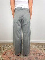 Reactive Garment Dyed Stretch Twill Sid Pant in Pewter - The Shoe Hive
