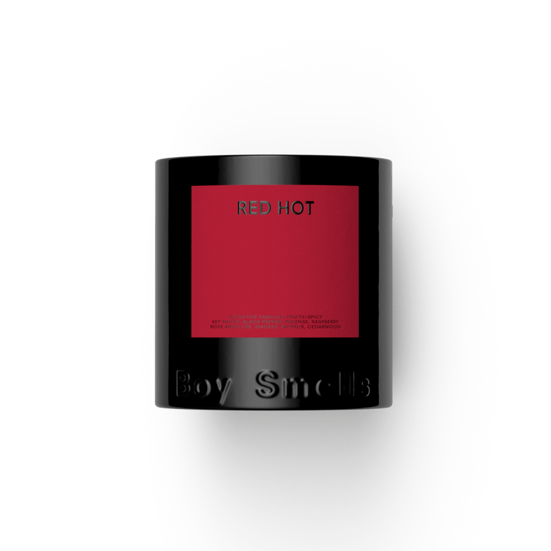 Red Hot Hero Standard Candle 8.5oz - The Shoe Hive