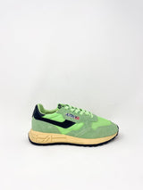 Reelwind Low in Pistachio/Black Suede Net - The Shoe Hive