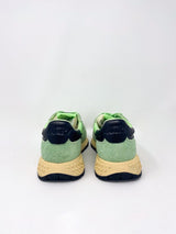Reelwind Low in Pistachio/Black Suede Net - The Shoe Hive
