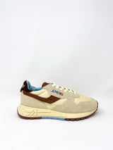 Reelwind Low Sneakers in Suede Light Blue/Rust Brown - The Shoe Hive