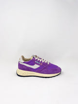 Reelwind Low Sneakers in Suede & Nylon White/Berry - The Shoe Hive