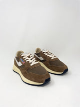 Reelwind Low Sneakers in Suede & Nylon White/Tundra - The Shoe Hive