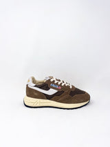 Reelwind Low Sneakers in Suede & Nylon White/Tundra - The Shoe Hive