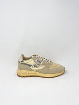 Reelwind Low Sneakers in Suede Snake/Ecru/Rock - The Shoe Hive