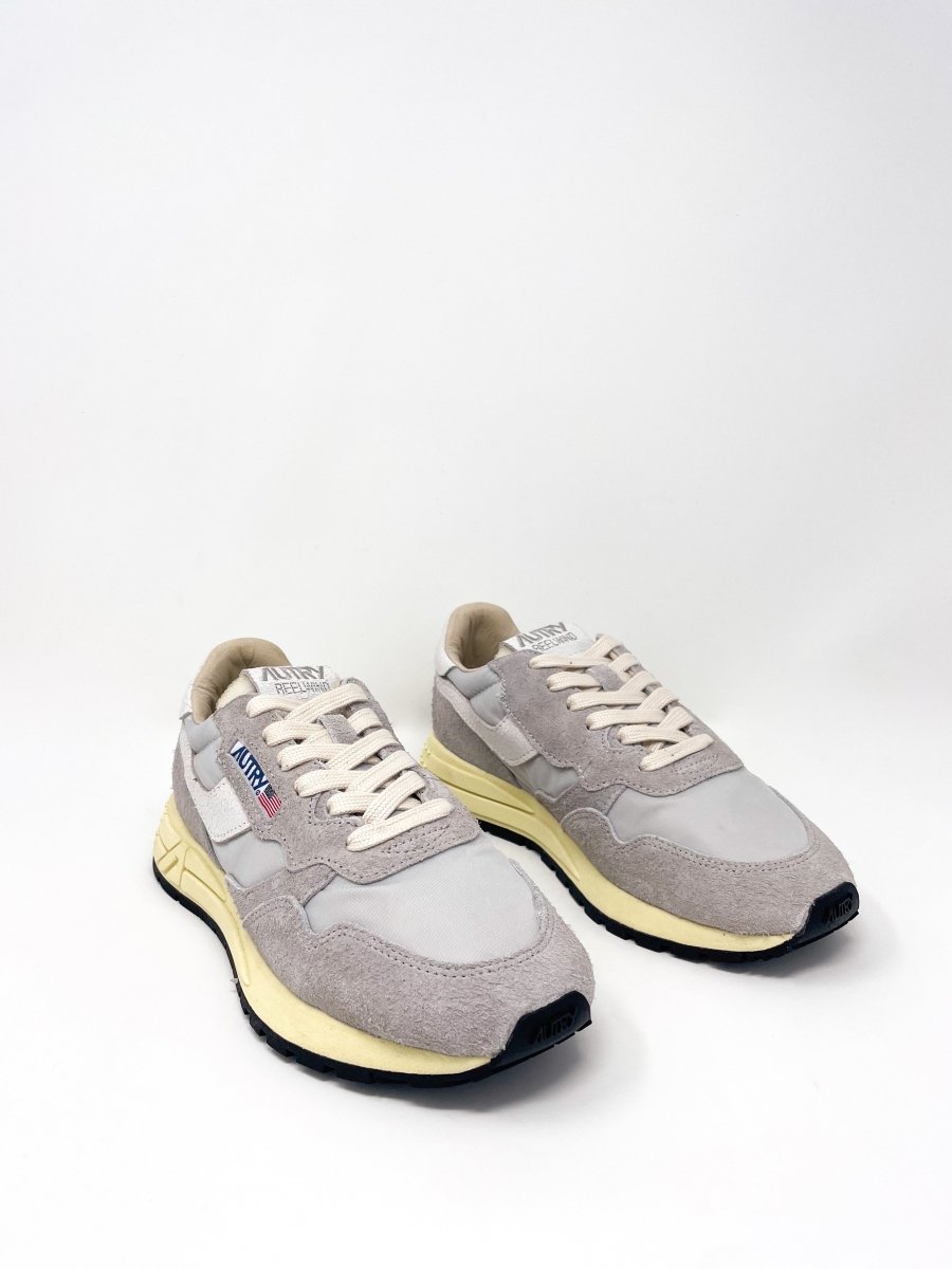 【AUTRY】REELWIND LOW SNEAKERS NYLON SUEDE FILLER Autry Reelwind Low Sneakers In Filler Nylon And Suede