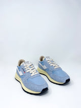 Reelwind Low Sneakers Nylon Suede White/Blue - The Shoe Hive