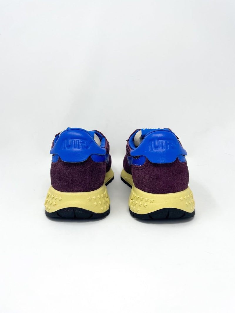 Reelwind Low Women's in Suede Mesh Taupe/Blue/Wine - The Shoe Hive