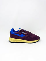 Reelwind Low Women's in Suede Mesh Taupe/Blue/Wine - The Shoe Hive