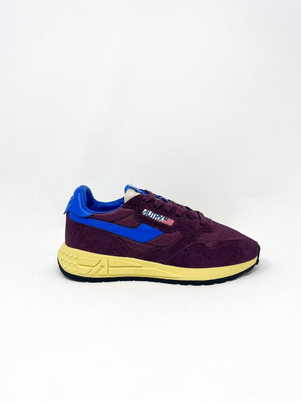 Reelwind Low Women's in Suede Mesh Taupe/Blue/Wine - The Shoe Hive