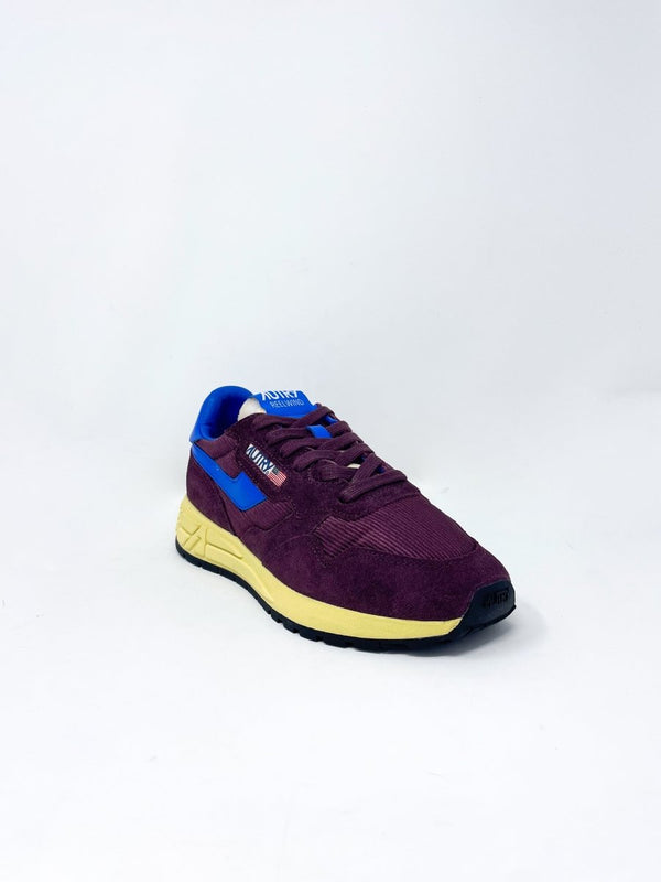 Reelwind Low Women's in Suede Mesh Taupe/Blue/Wine - The Shoe Hive