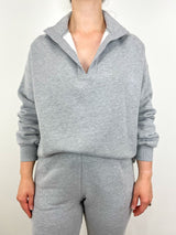 Reid Sweatshirt in Heather Grey - The Shoe Hive