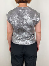 Reis Vest in Silver - The Shoe Hive