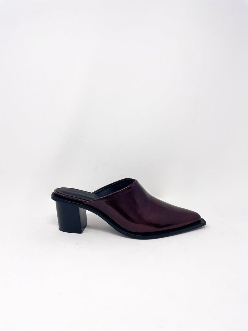 Rene Mule in Chestnut - The Shoe Hive
