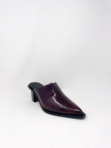 Rene Mule in Chestnut - The Shoe Hive