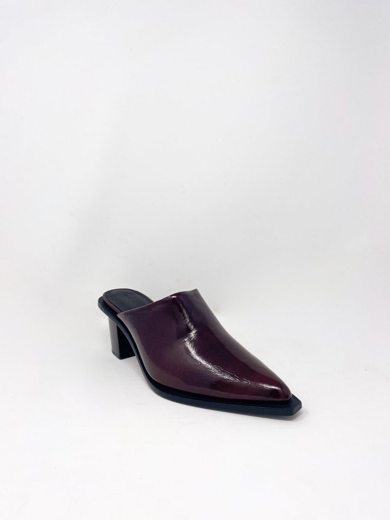 Rene Mule in Chestnut - The Shoe Hive