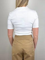 Reubian Top in White - The Shoe Hive
