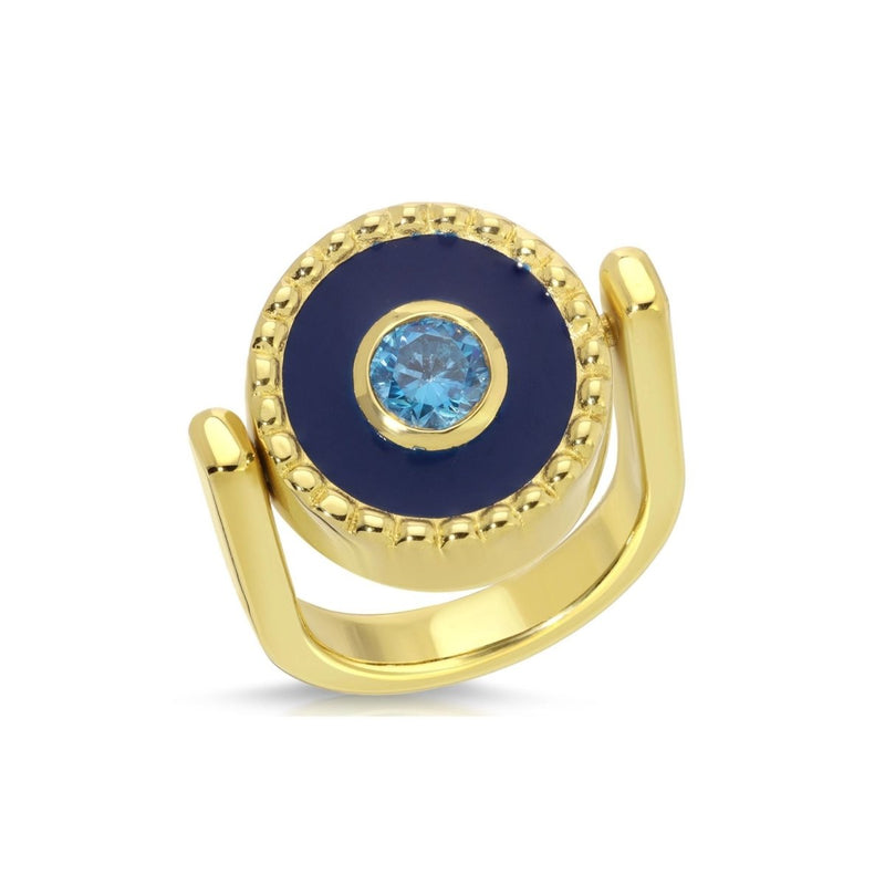 Reversible Island Coin Ring - The Shoe Hive