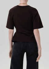 Rework Mens Tee in Chocolate - The Shoe Hive