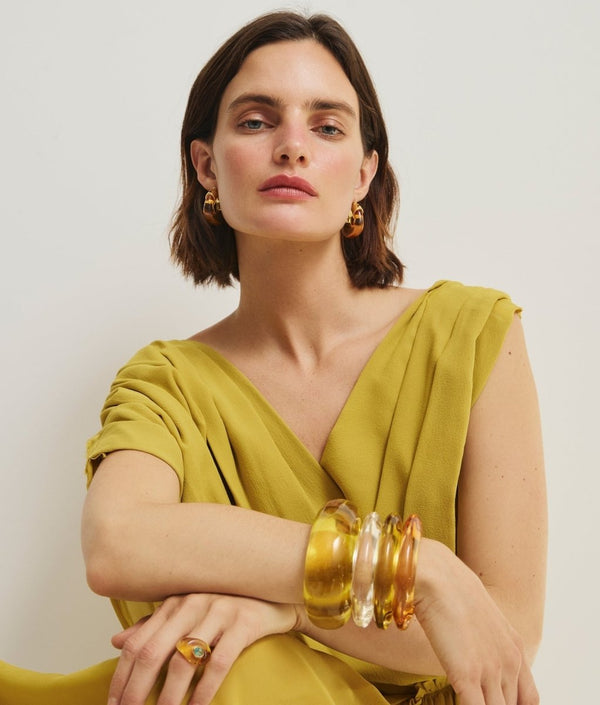 Ridge Cuff in Apple Green - The Shoe Hive
