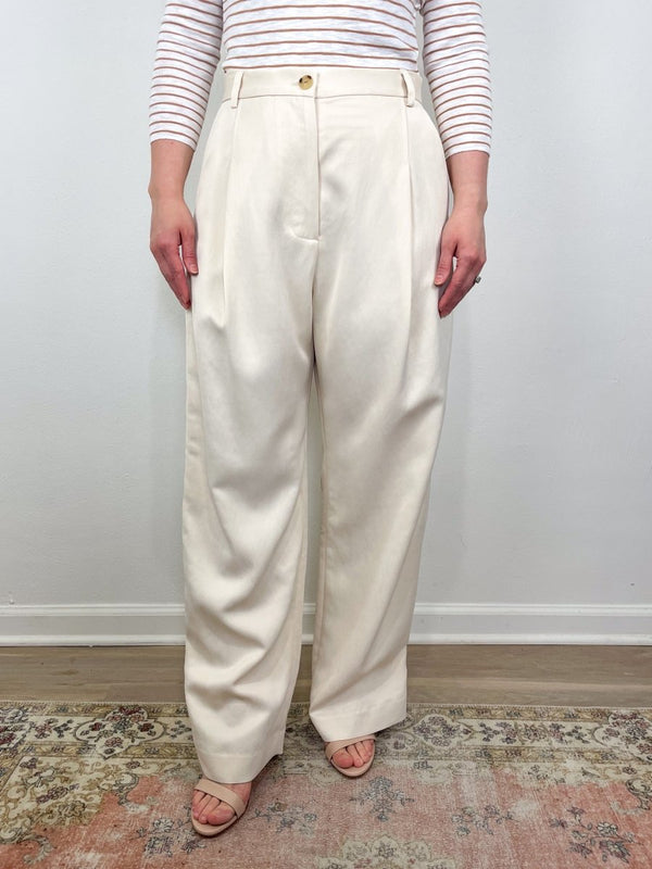 Robbia Pant in Ivory - The Shoe Hive