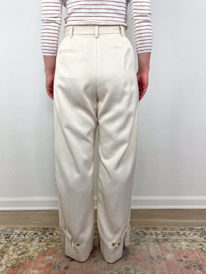 Robbia Pant in Ivory - The Shoe Hive