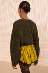 Ronan Knit Pullover in Militaire - The Shoe Hive