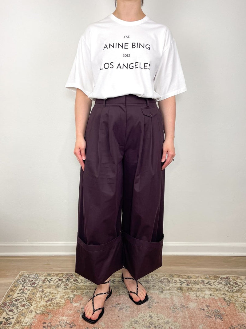 Rudy Tee Anine Bing in Ivory - The Shoe Hive