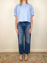 Rugby Top in Sky Blue - The Shoe Hive