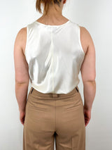 Sabrina Tank in Ivory - The Shoe Hive