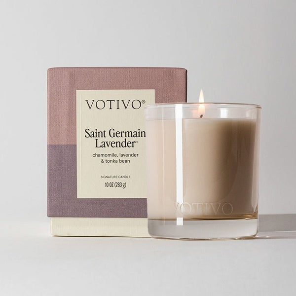 Saint Germain Lavender 10oz Signature Candle - The Shoe Hive