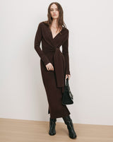 Salomez Knit Dress in Espresso - The Shoe Hive